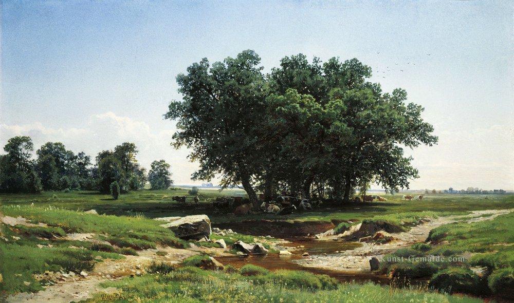 Eichen 1886 klassische Landschaft Ivan Ivanovich Ölgemälde
